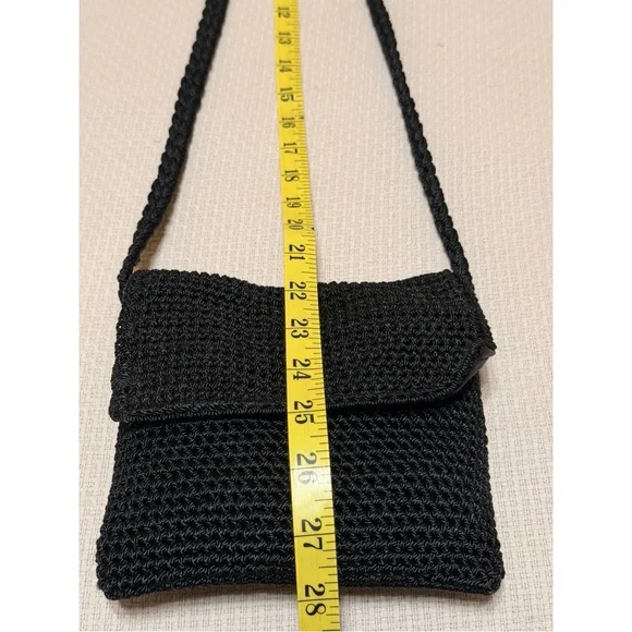 THE SAK Small Y2K Black Crochet Crossbody - Picture 10 of 10